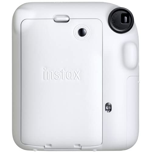 Fujifilm Instax Mini 12 Instant Camera Pastel Blue with 40 Sheets Fujifilm Instax Mini Film Bundle, Sunshine Photo Microfiber Cleaning Cloth Included