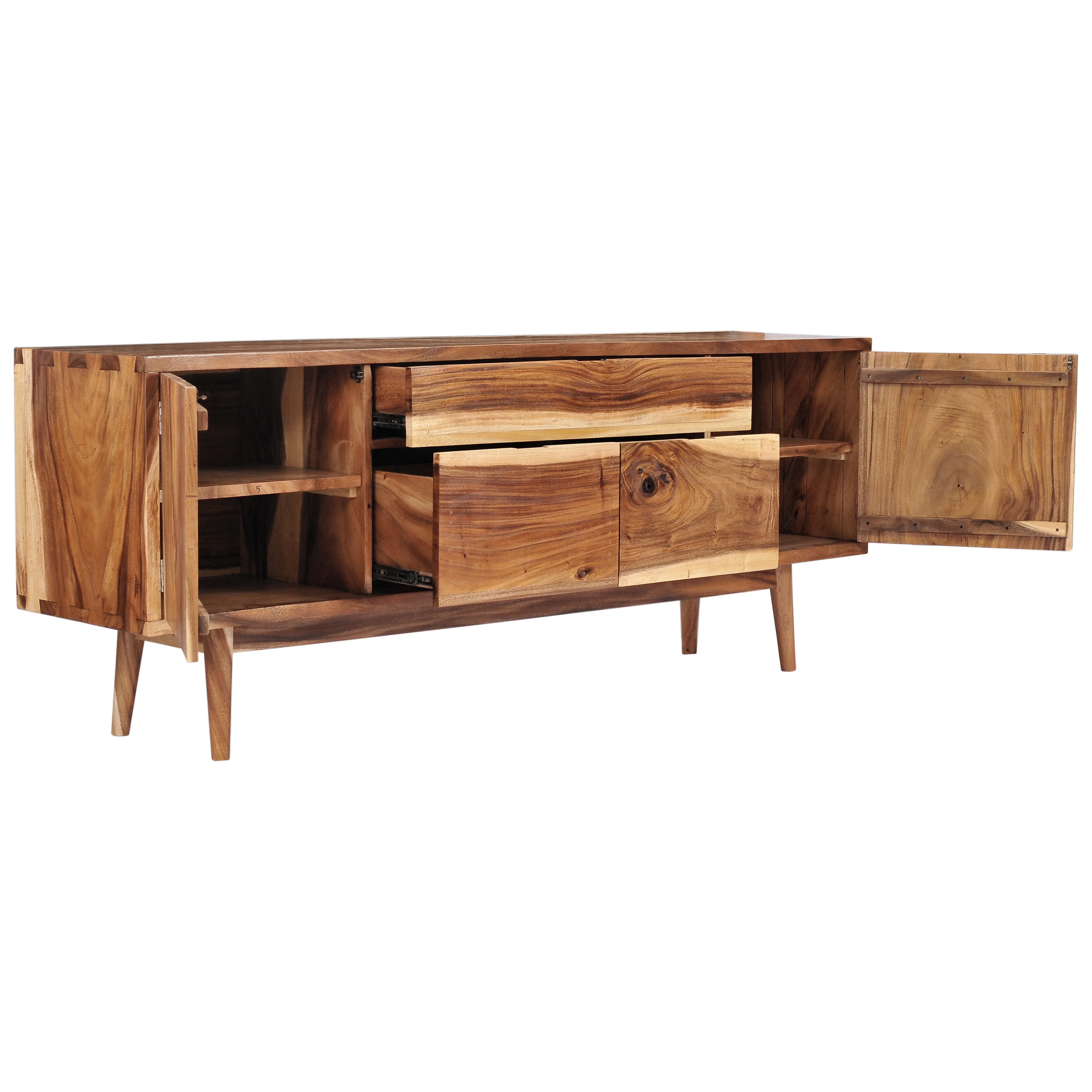 Belum Live Edge Suar Wood Buffet with 2 doors/2 drawers