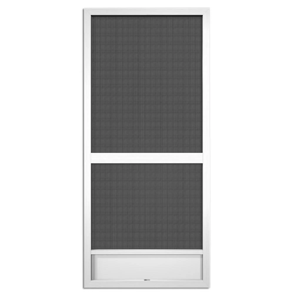 Kimberly Bay Canoe Creek White Aluminum Screen Door (80x36)