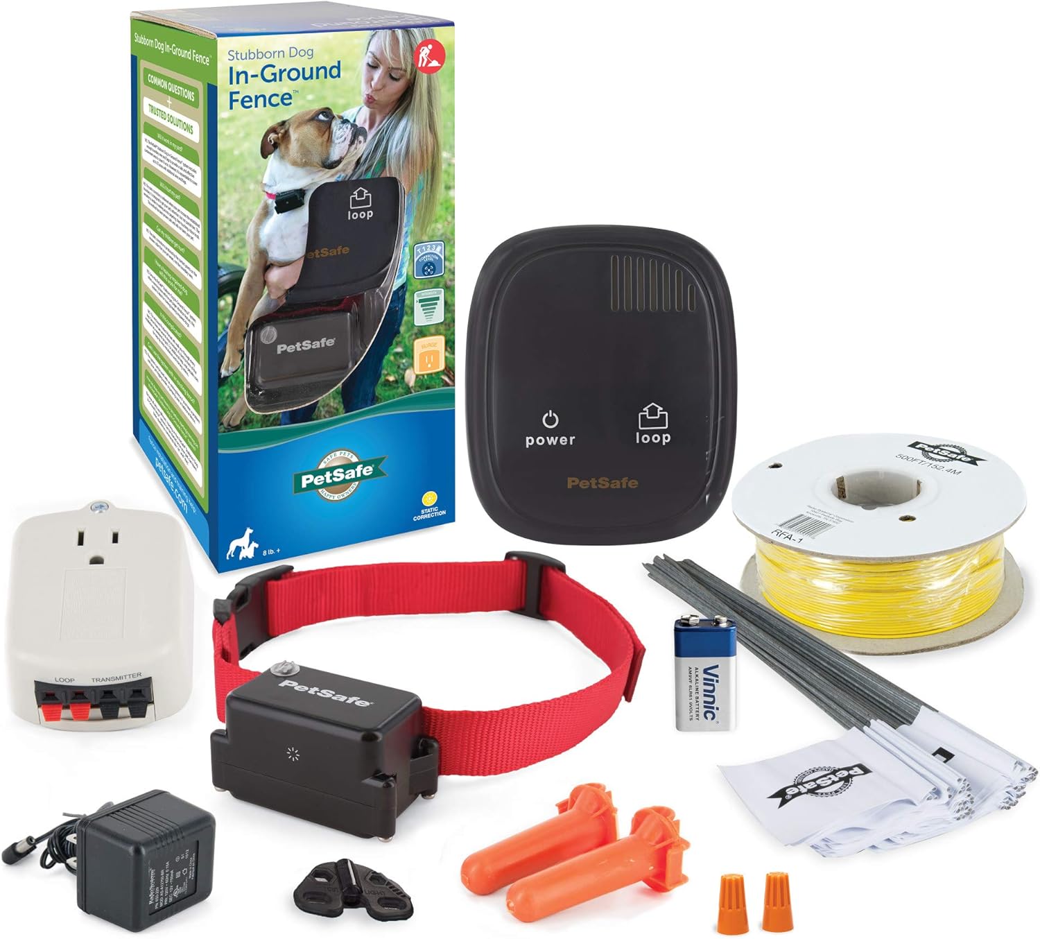 PetSafe Stubborn Dog In-Ground Fence for Dogs and Cats - from the Parent Company of INVISIBLE FENCE Brand - Multiple Wire Gauge Options - Keep Pets Secure in Your Yard