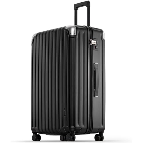 LEVEL8 Grace Carry on Luggage Airline Approved, 20 Inch Expandable Hardside Suitcases with wheels, Abs+Pc Harshell Spinner Luggages with Tsa Lock, Red