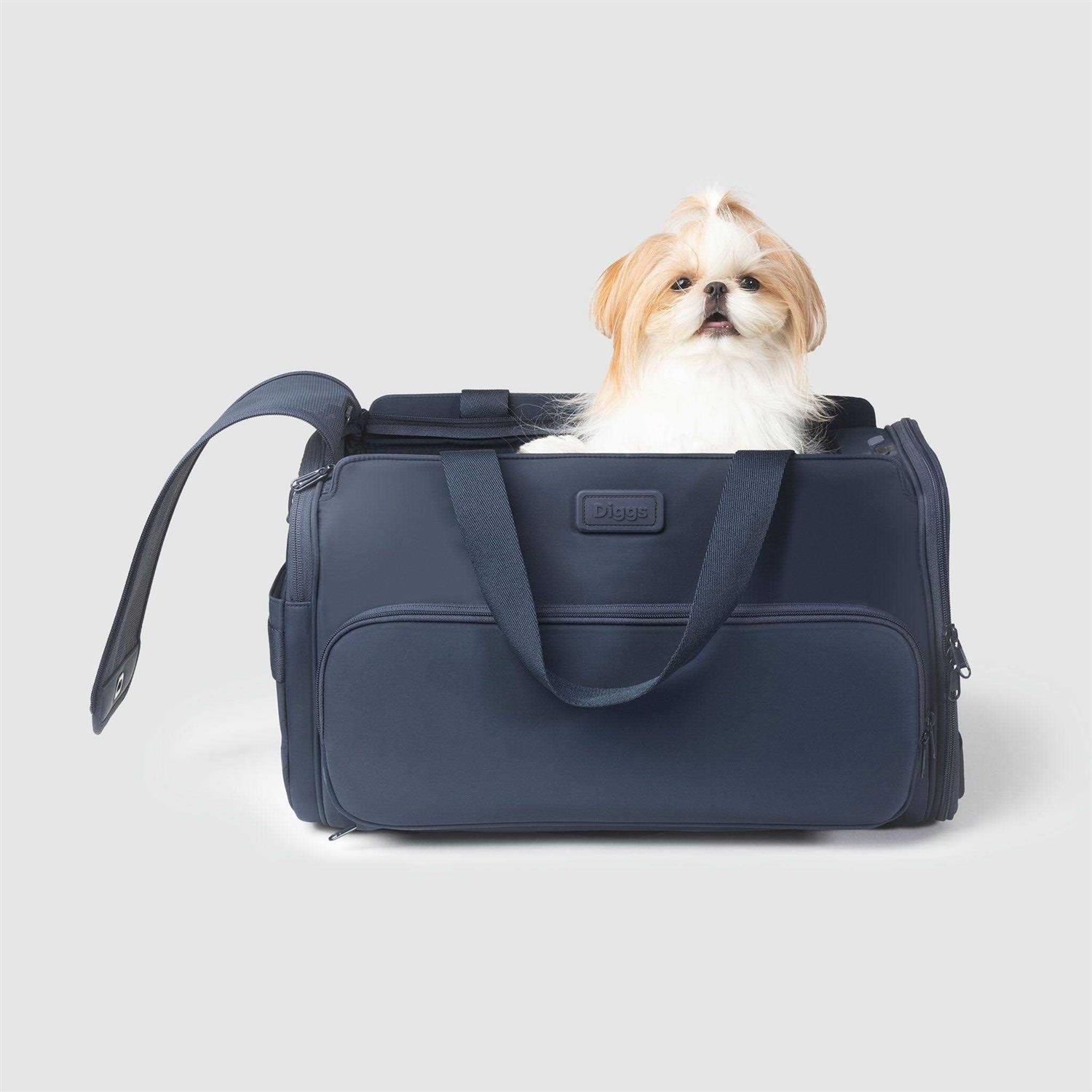 Diggs Travel Pet Carrier for Small Dogs and Cats, Plane, Train, or Car - Pet Supplies online store