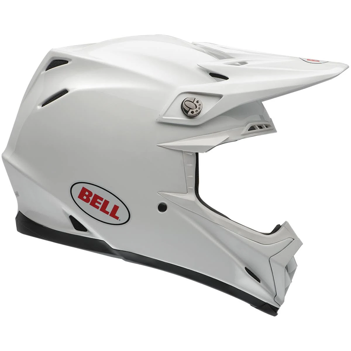 Bell Moto-9 Carbon Flex Helmet Medium Solid White