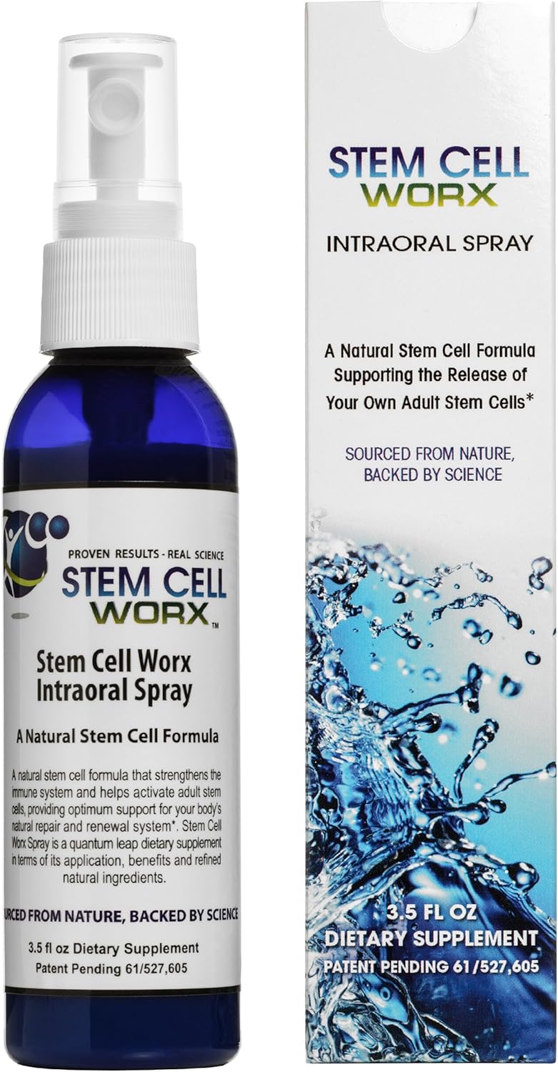 Stem Cell Supplement - Clinically Proven Stem Cell Worx Sublingual. Guaranteed Activation of your Stem Cells. Rapid Energy, Boosts Immunity, Reduces Inflammation and Joint Pain. Severe Joint Pain can take 2.5 months of use to feel full benefits. Manu