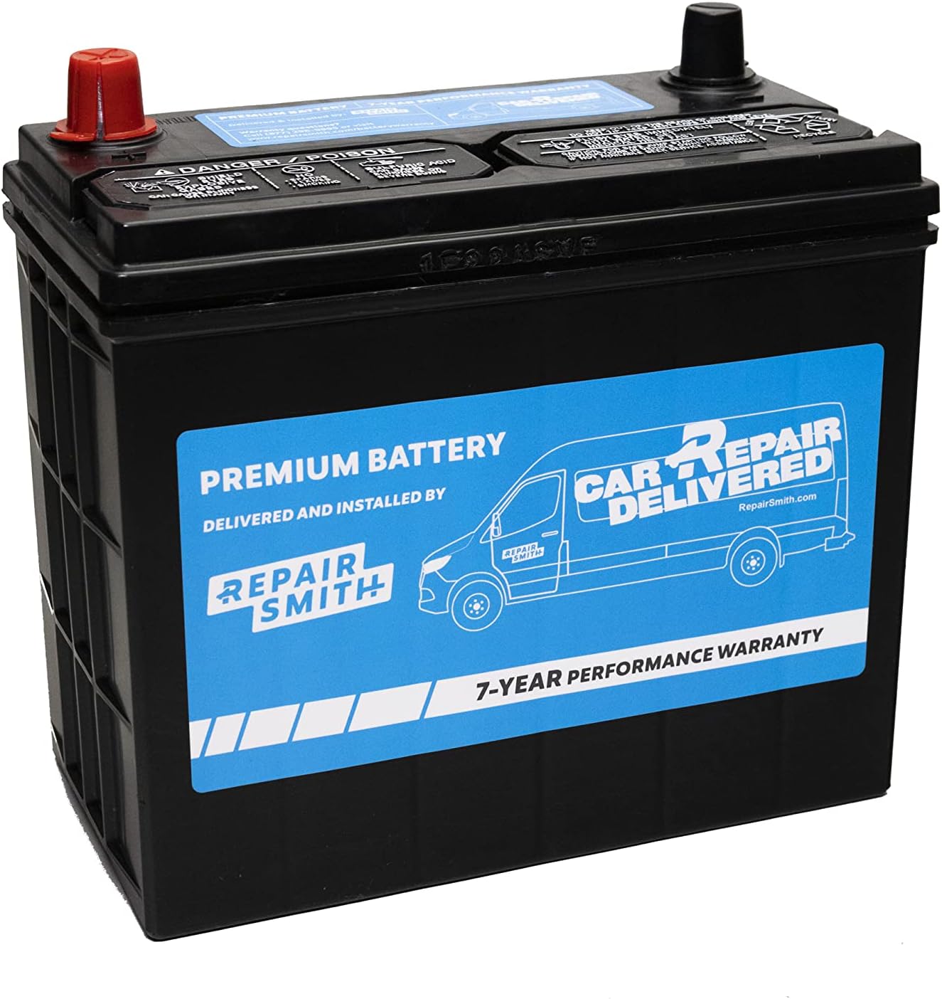 RepairSmith Mobile Mechanic Auto Starting Car Battery 51R - Automotive Parts and Accessories, 500 CCA, 7 Year Warranty