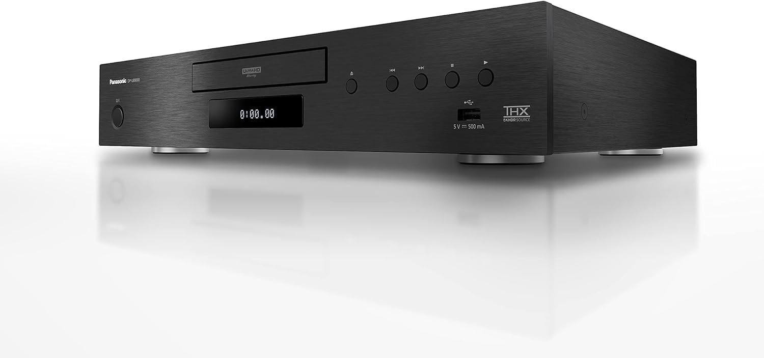 Panasonic DP-UB9000 HDR10+, 4K UHD, Dolby Vision, Network Streaming Blu-ray Disc Player (DP-UB9000P1K) + Network Cable + Optical Audio Cable + HDMI Cable + Cable Ties