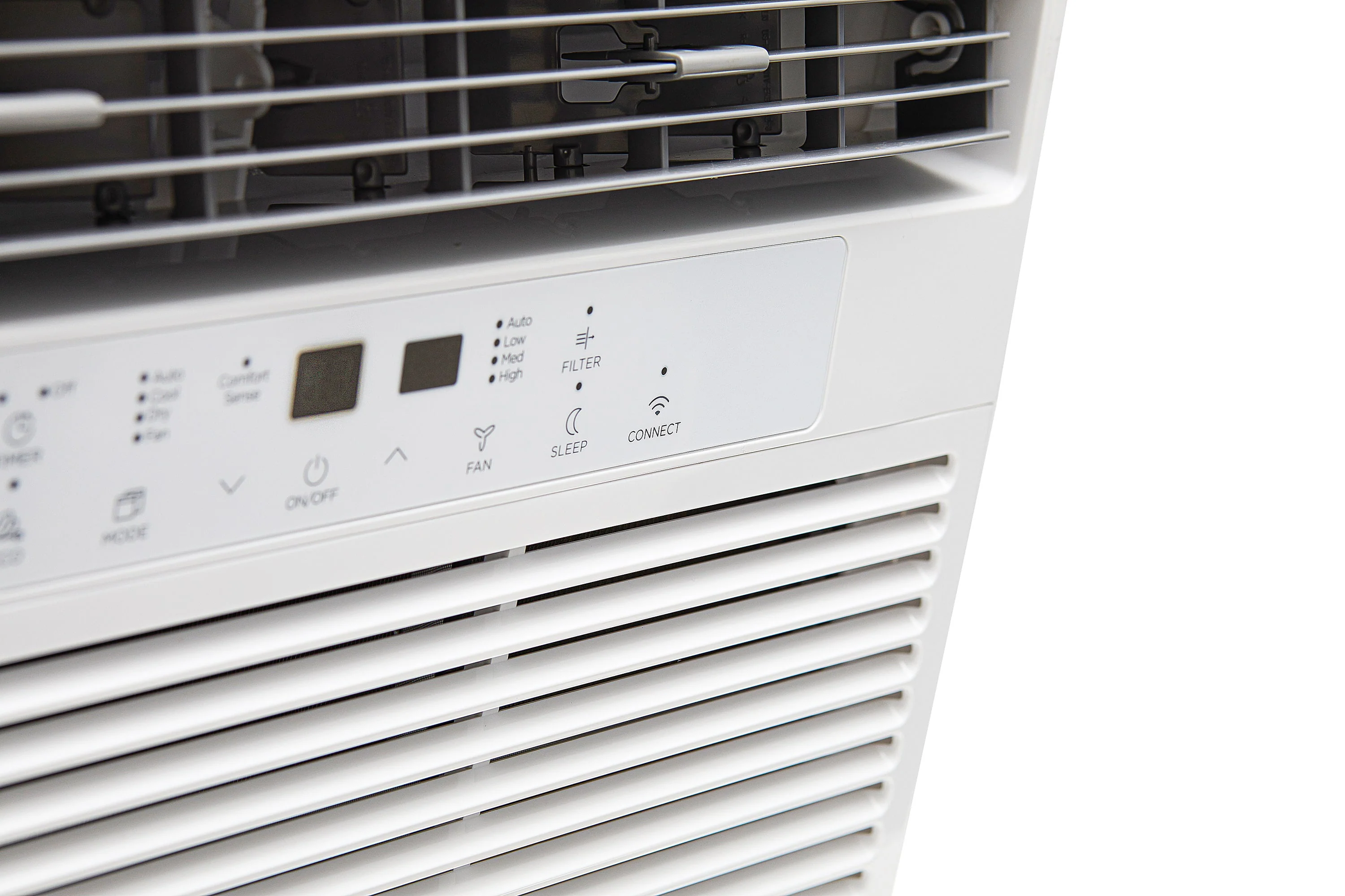 Midea 8,000 BTU 115V Smart Window Air Conditioner with Comfort Sense Remote, Covers up to 350 Sq. ft., White, MAW08S1DWWT