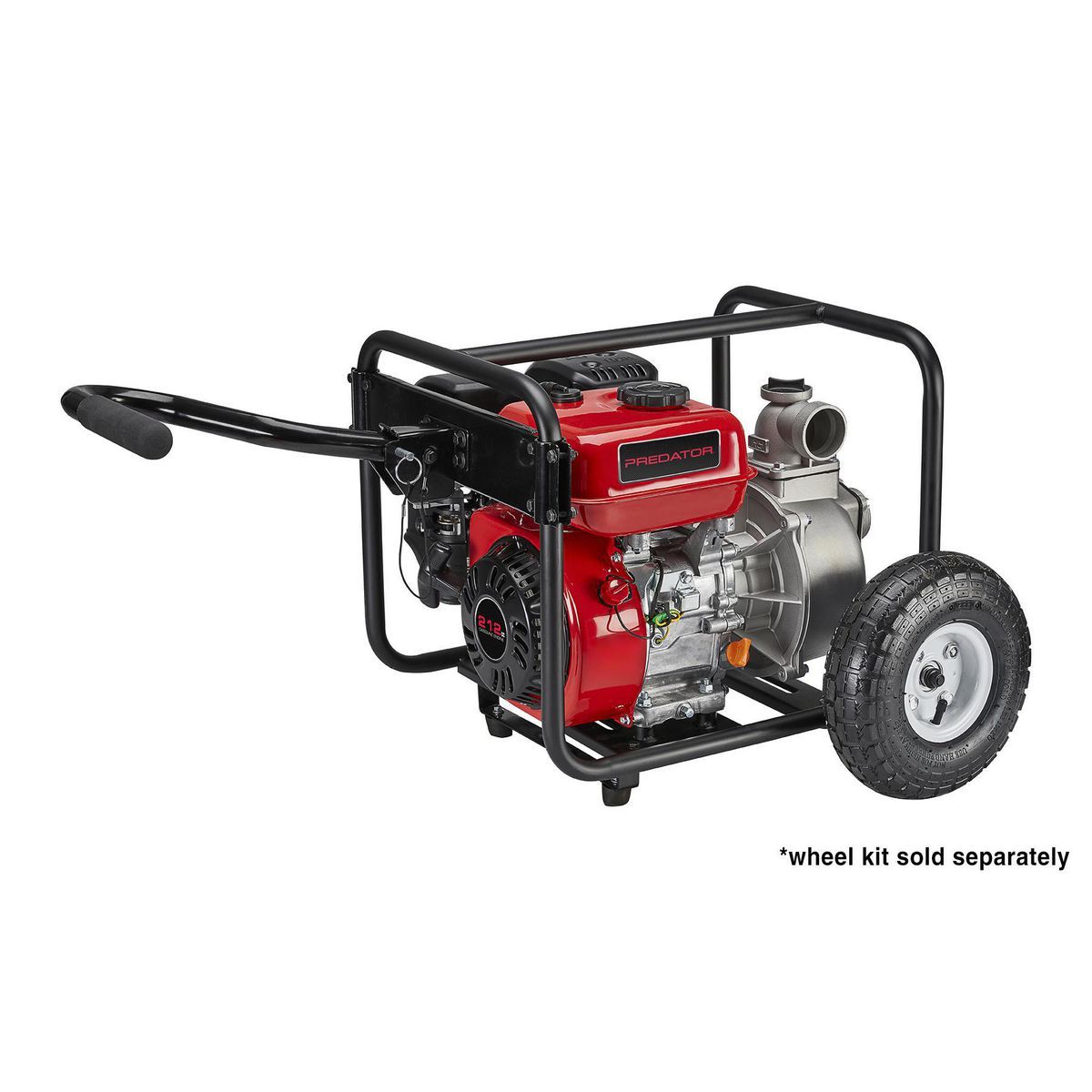 PREDATOR 2 in., 212cc Gasoline Engine Semi-Trash Water Pump, 158 GPM