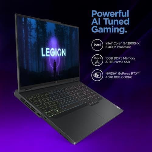 Lenovo Newest Legion Pro 5i Gaming Laptop, 16" 240Hz WQXGA Display, Intel Core i9-13900HX, NVIDIA GeForce RTX 4070, Backlit Keyboard, Wi-Fi 6E, Win 11 Pro, with Tugwry Cleaner Kit