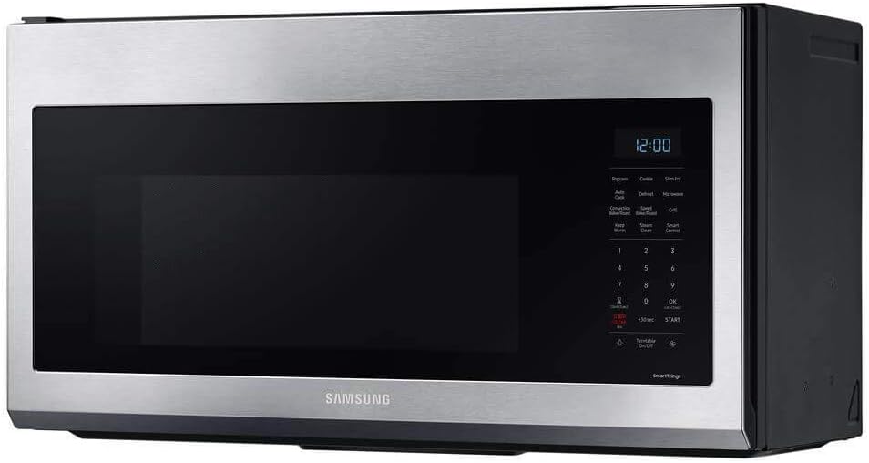 SAMSUNG MC17T8000CS 1.7 cu ft. Smart Over-the-Range Microwave with Convection & Slim Fry(TM) in Stainless Steel