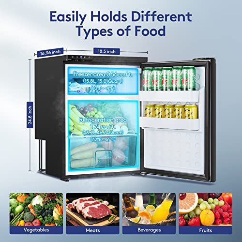BODEGA 12 Volt Refrigerator RV Car Fridge Freezer CAR COOLER