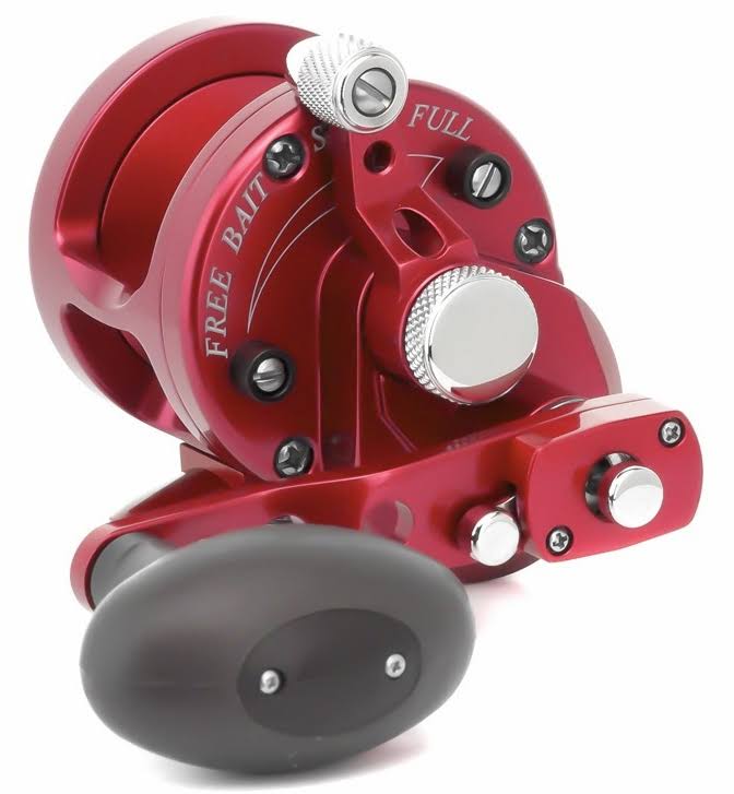 Avet SXJ 6/4 2-Speed Lever Drag Casting Reel - Red