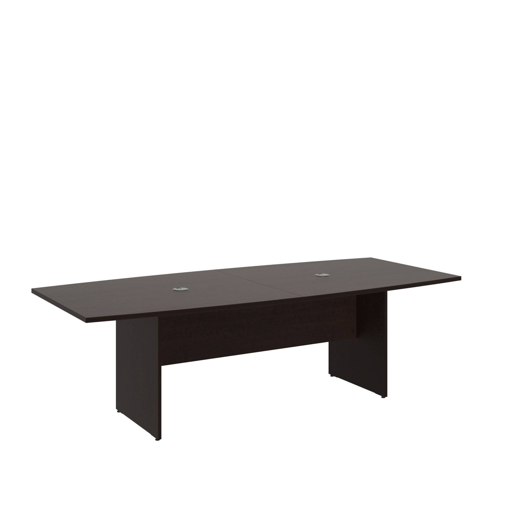 Bush Business Furniture Boat Top Conference Table, Mocha Cherry