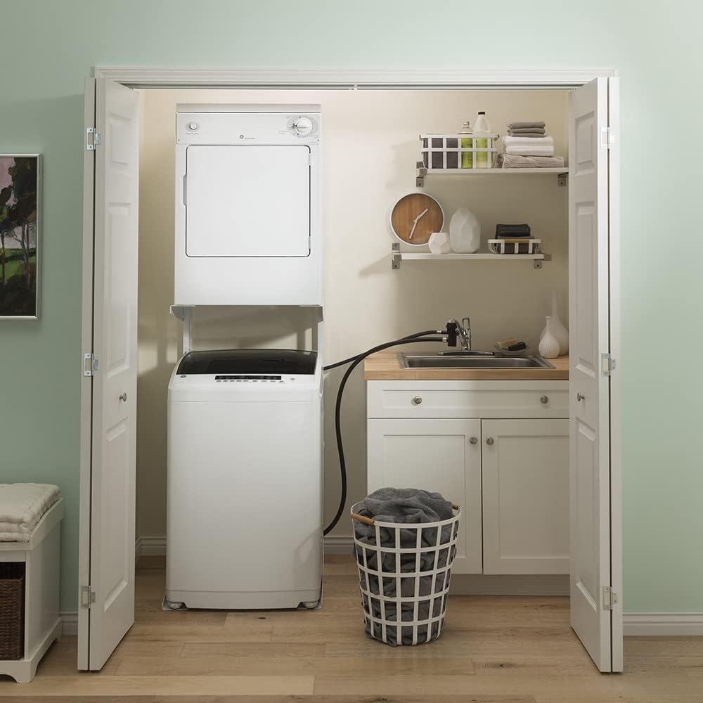 GE GNW128PSMWW Portable Top Loading Washer, 2.8 Cu. Ft Capacity, White