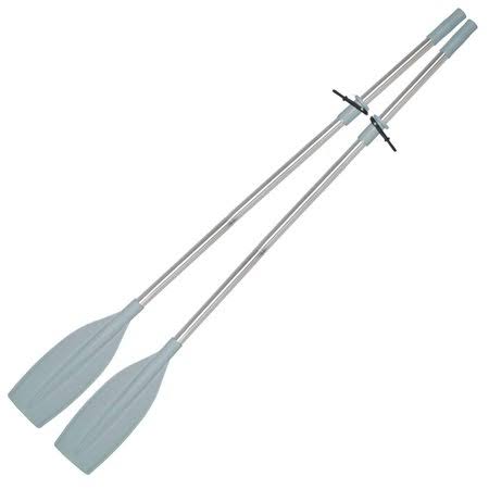 Oceansouth Kayak / Canoe Aluminium Oars - 6' 6 inch - 2 Piece with Stops - Pair