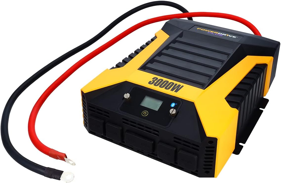 PowerDrive PWD3000P 3000 Watt Power Inverter with Bluetooth Technology