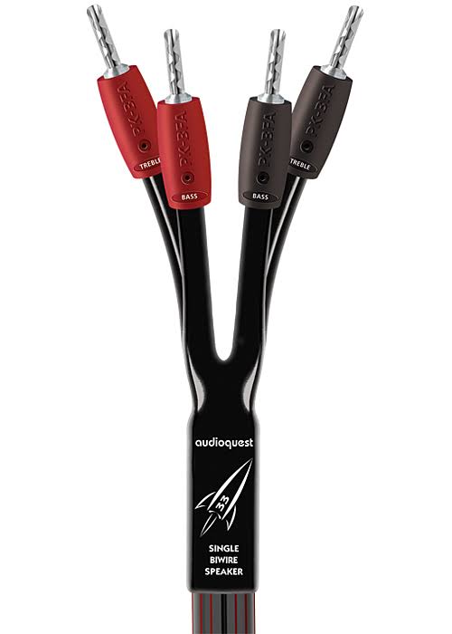 AudioQuest 8 Feet Rocket 33 Biwire Speaker Cable SBW-BFAS