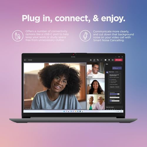 Lenovo IdeaPad 1 Laptop, Intel Celeron N4500, 4GB RAM, 64GB eMMC, 15.6" FHD Display, Windows 11 Home, Wi-Fi 6, Webcam, Bluetooth, SD Card Reader, Grey