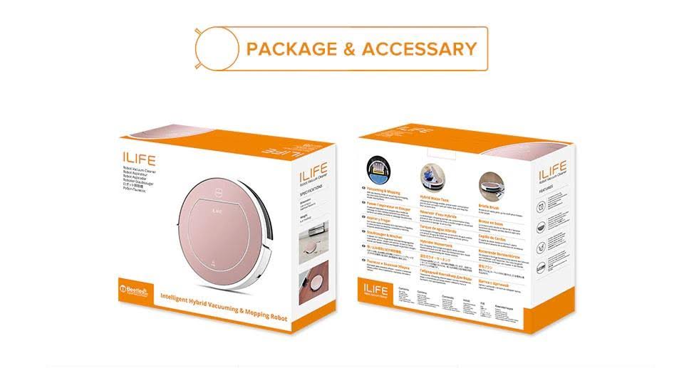 ILIFE V5s Pro Wet/Dry Robotic Vacuum - Bagless
