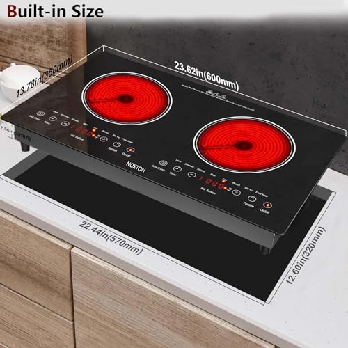 Electric Cooktop, Glass Cooktop, 2 Burners