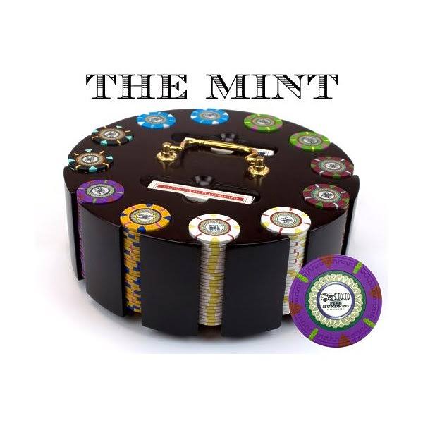 300ct Claysmith Gaming &The Mint& Chip Set in Carousel