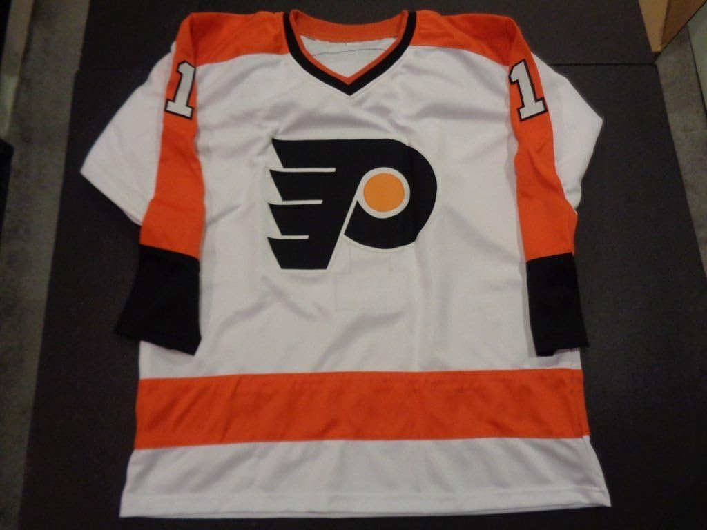 Bernie Parent Autographed Philadelphia Flyers Retro Replica Jersey JSA COA