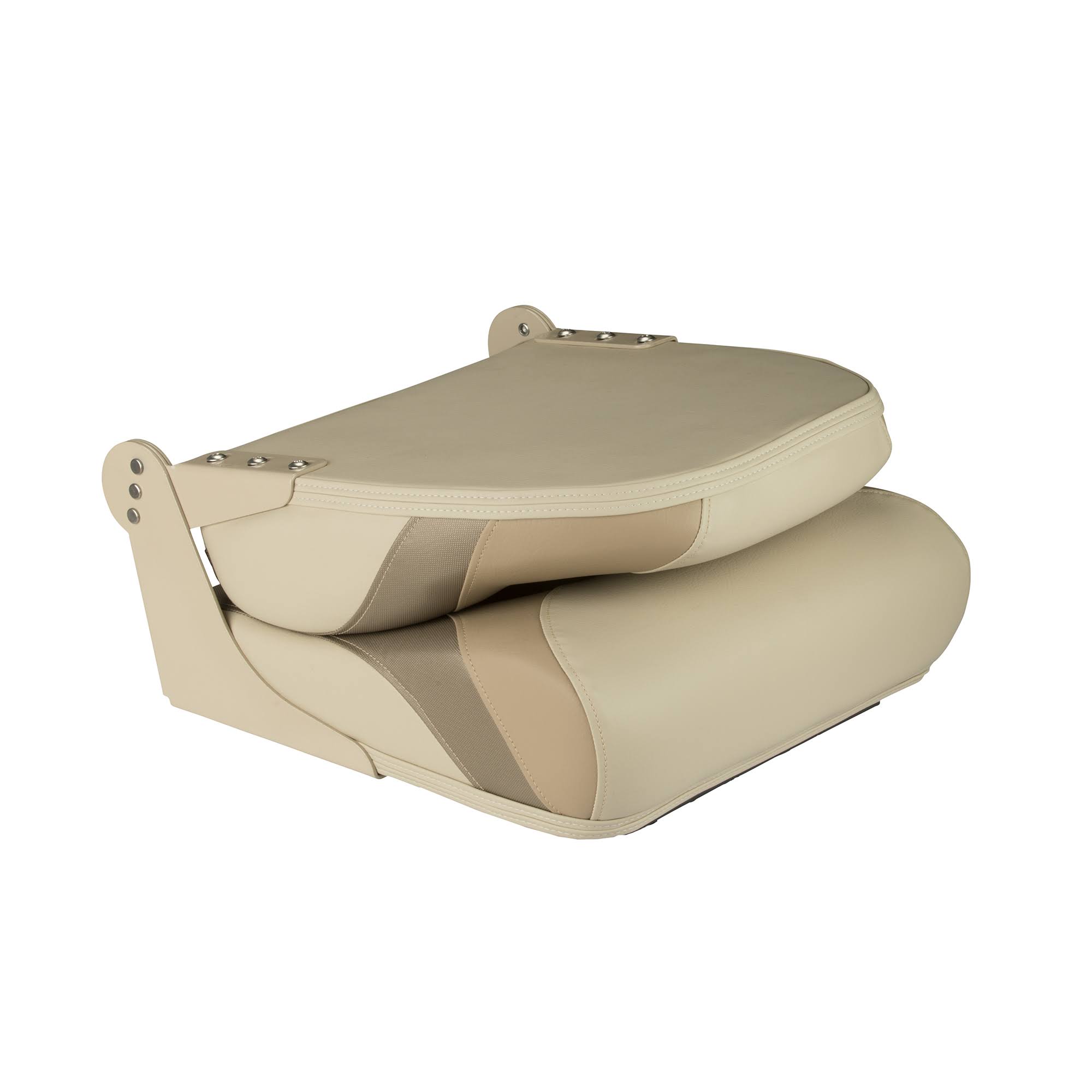 TaylorMade High Back Fold Down Fishing Seat, Tan