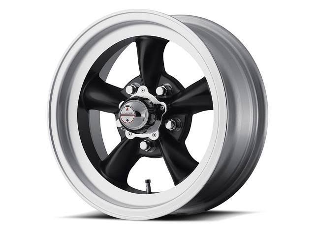 American Racing VN105 Torq Thrust D 15x6 5x4.75x22 +4mm Black Wheel Rim 15x22 inch