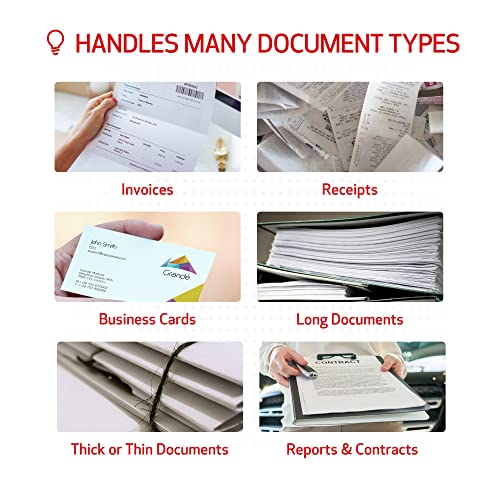 Canon imageFORMULA R40 - Office Document Scanner, Windows and Mac, Duplex Scanning, Easy Setup, Scans a Wide Variety of Documents, Scans to Cloud