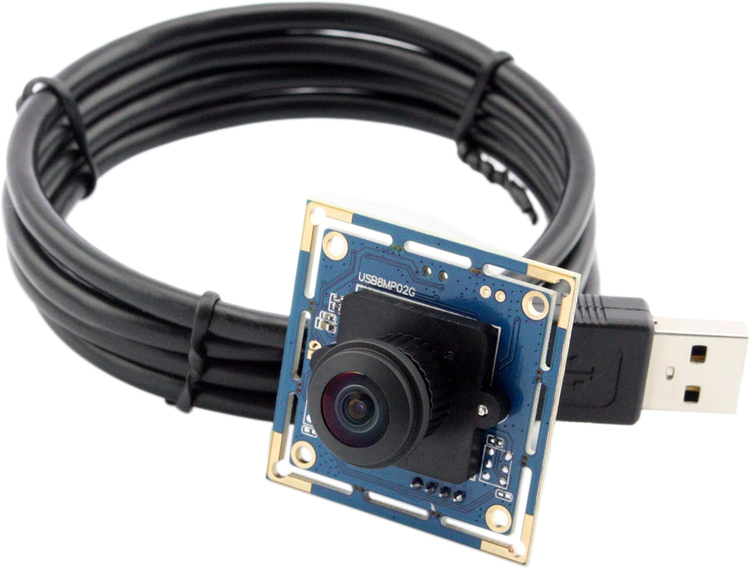 ELP 170degree fisheye Lens 8MP Camera Module with USB Port for HD high Resolution Video Image View