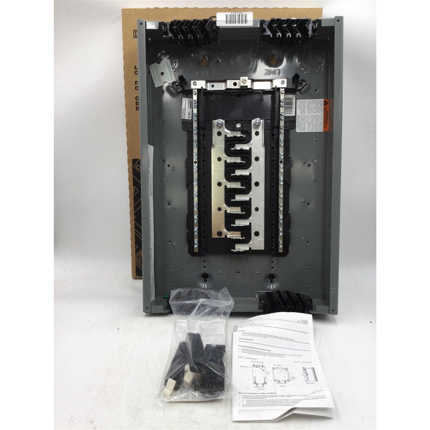 Square D Homeline 100-Amp 20-Spaces 40-Circuit Main Breaker Plug-On Neutral Load Center - Shop Hardware Tools Online Store