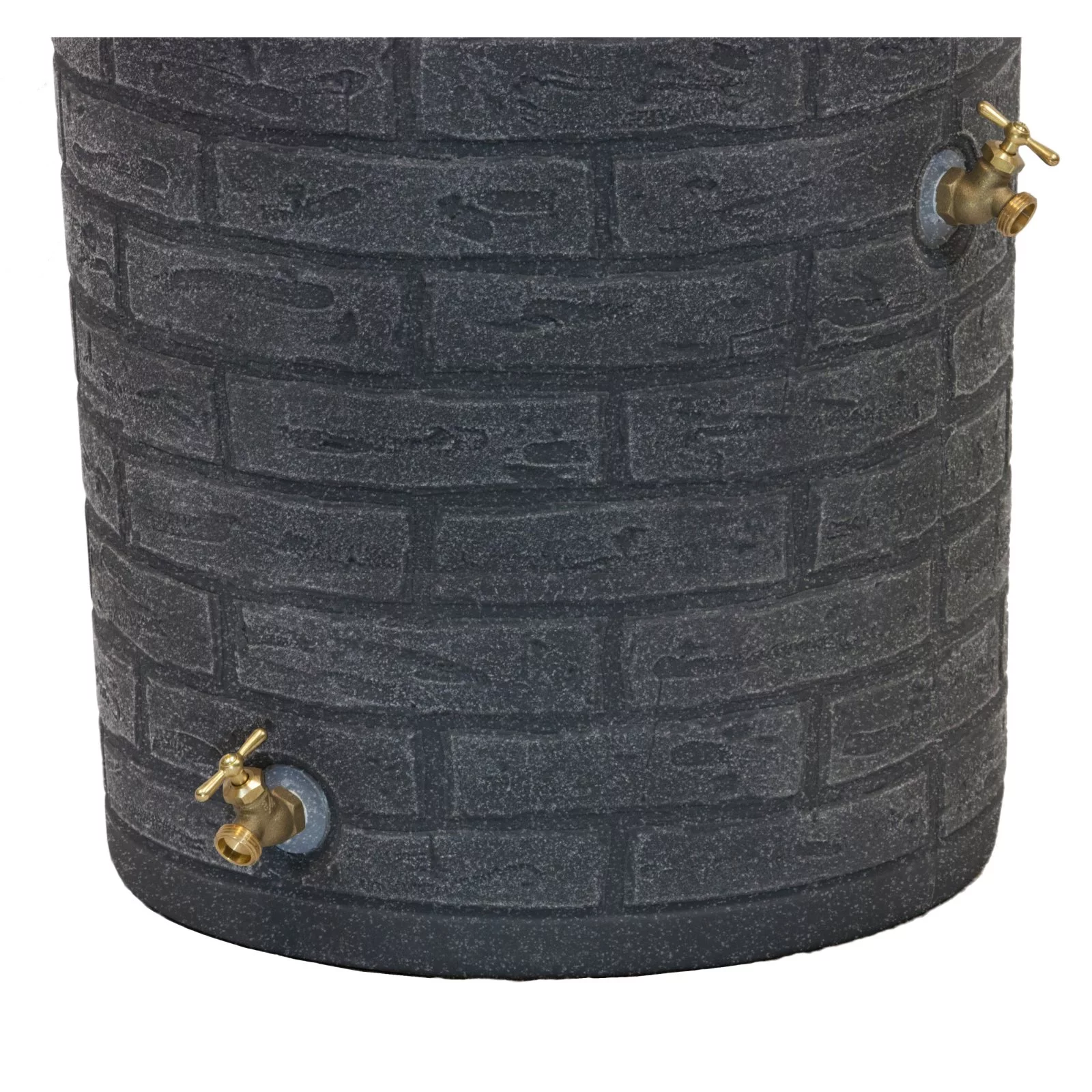 Good Ideas IMP-D50-DAR Impressions Downton Rain Saver Rain Barrel, 50 Gallon, Dark Granite