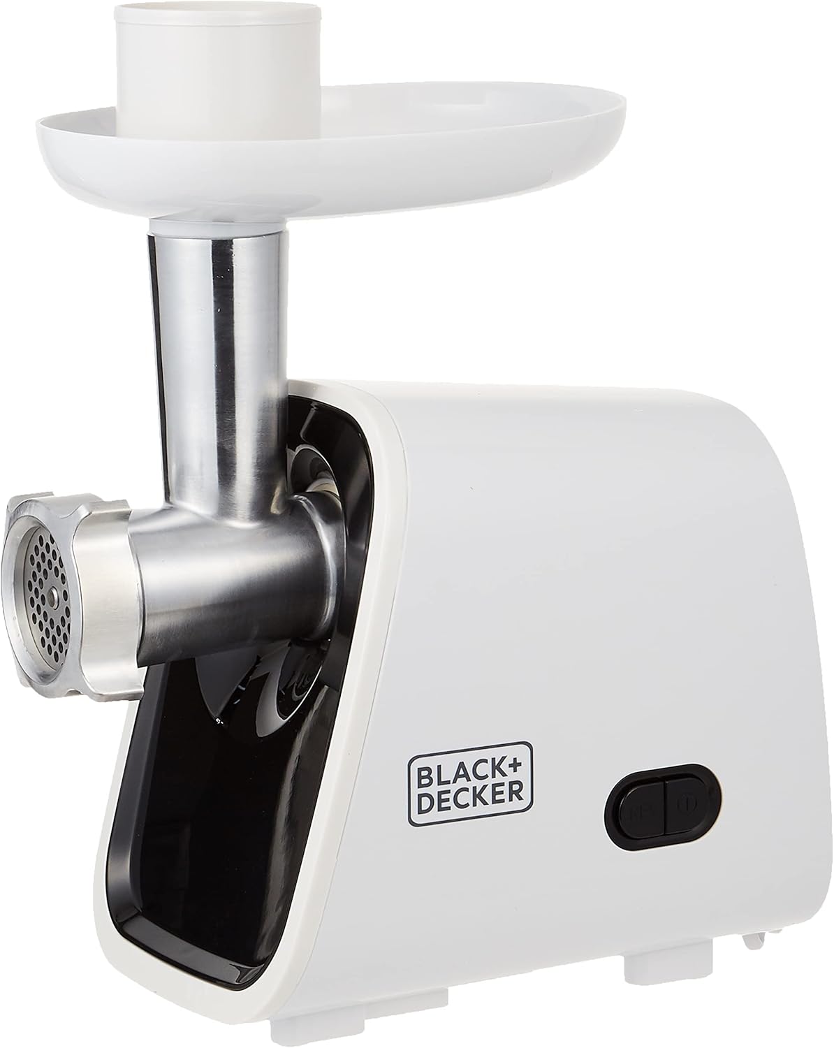 BLACK+DECKER FM1500-B5 1500W Meat Mincer/Grinder, 220V (Not For Usa - European Cord), White