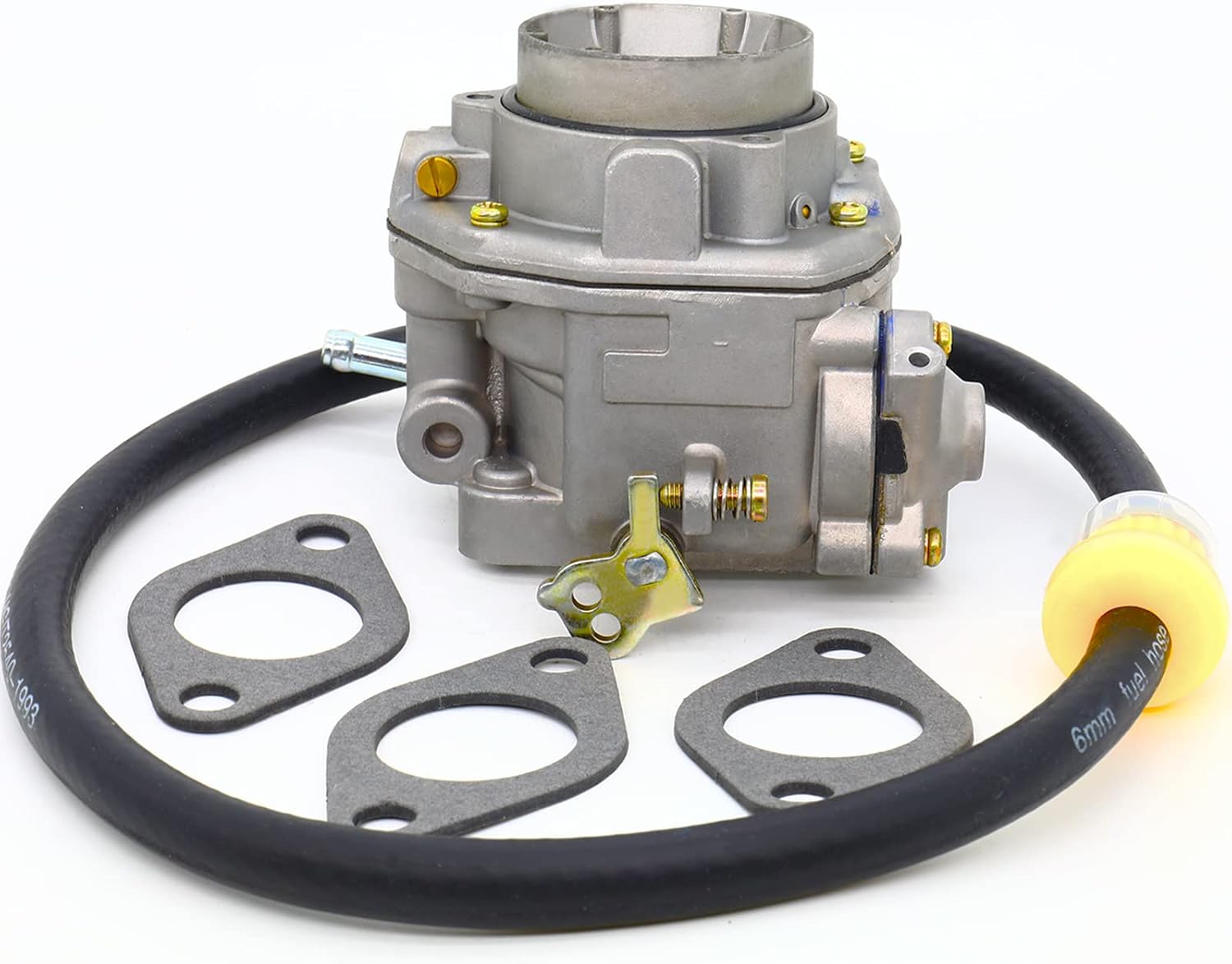 154-0733 Carburetor 146-0660 Carburetor 146-0697 Carburetor with Accelerator Pump Replacement for Onan P220G-I/11546H carb Replace 146-0659 (with 3 gasket,60CM fuel lines) Pack of 2