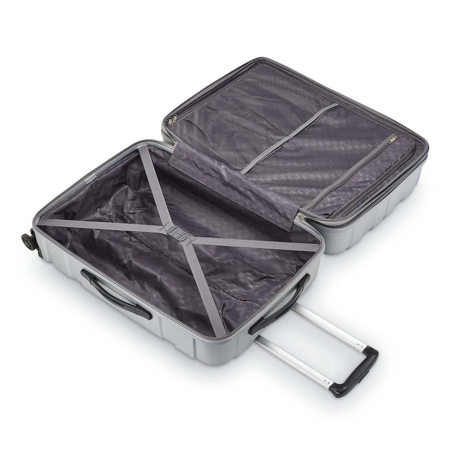 Samsonite Belmont DLX 2-Piece  Spinner  20" And 25"  Silver Hardside Luggage Set
