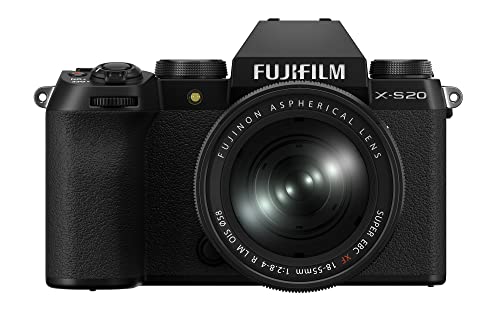 Fujifilm X-S20 Mirrorless Digital Camera XC15-45mm Lens Kit Black
