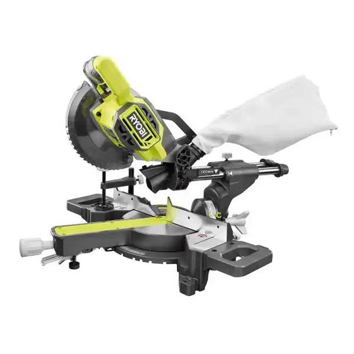 RYOBI ONE+ 18V Cordless 7-1/4 in. Sliding Compound Miter Saw - Shop Hardware Tools Online Store