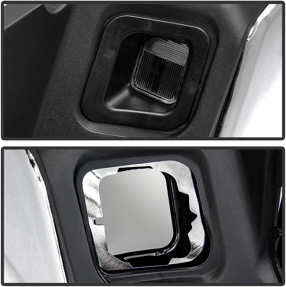 ACANII - For 2009-2018 Dodge Ram 1500 10-12 Ram 2500 3500 [Corner Step Style] Chrome Steel Complete Rear Bumper Assembly