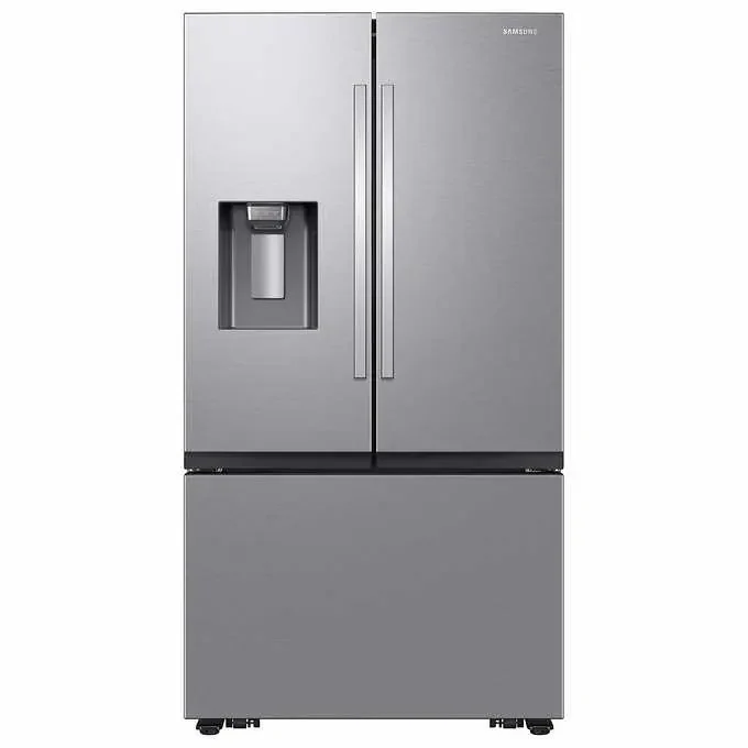 SAMSUNG 36 IN. 30.5 CU. FT. STAINLESS STEEL 3 DOOR FRENCH DOOR REFRIGERATOR WITH EXTERIOR WATER DISP