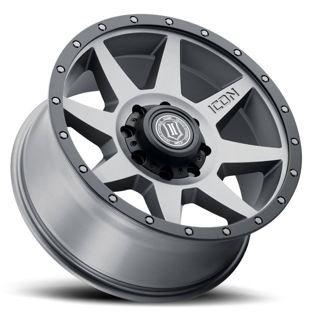 Icon Alloys - Rebound / Satin Black 20x9 / 5.5 / 8x180
