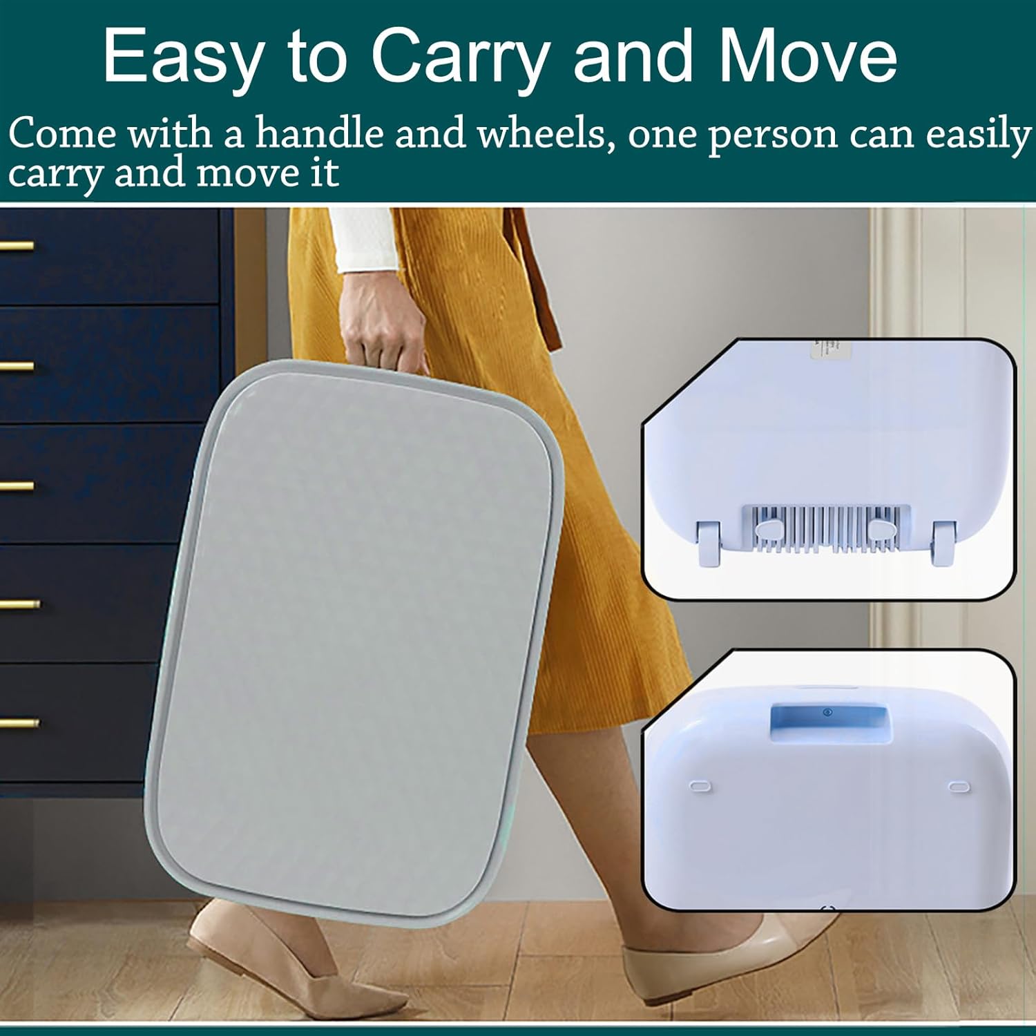 Portable Folding Clothes Dryer, Mini Electric Dryer for Apartments, 850w, 68℃/154.4℉ Constant Temperature Drying for Small Spaces, Travel, Rv