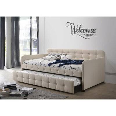 Seraphine Twin Daybed with Trundle Andover Mills Color: Beige