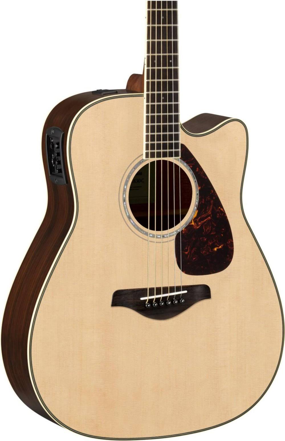 Yamaha FGX830C Acoustic Electric Guitar (Natural)