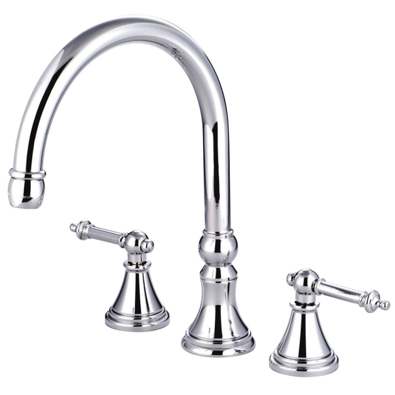 Kingston Brass KS2341TL Tuscany Roman Tub Filler Polished Chrome