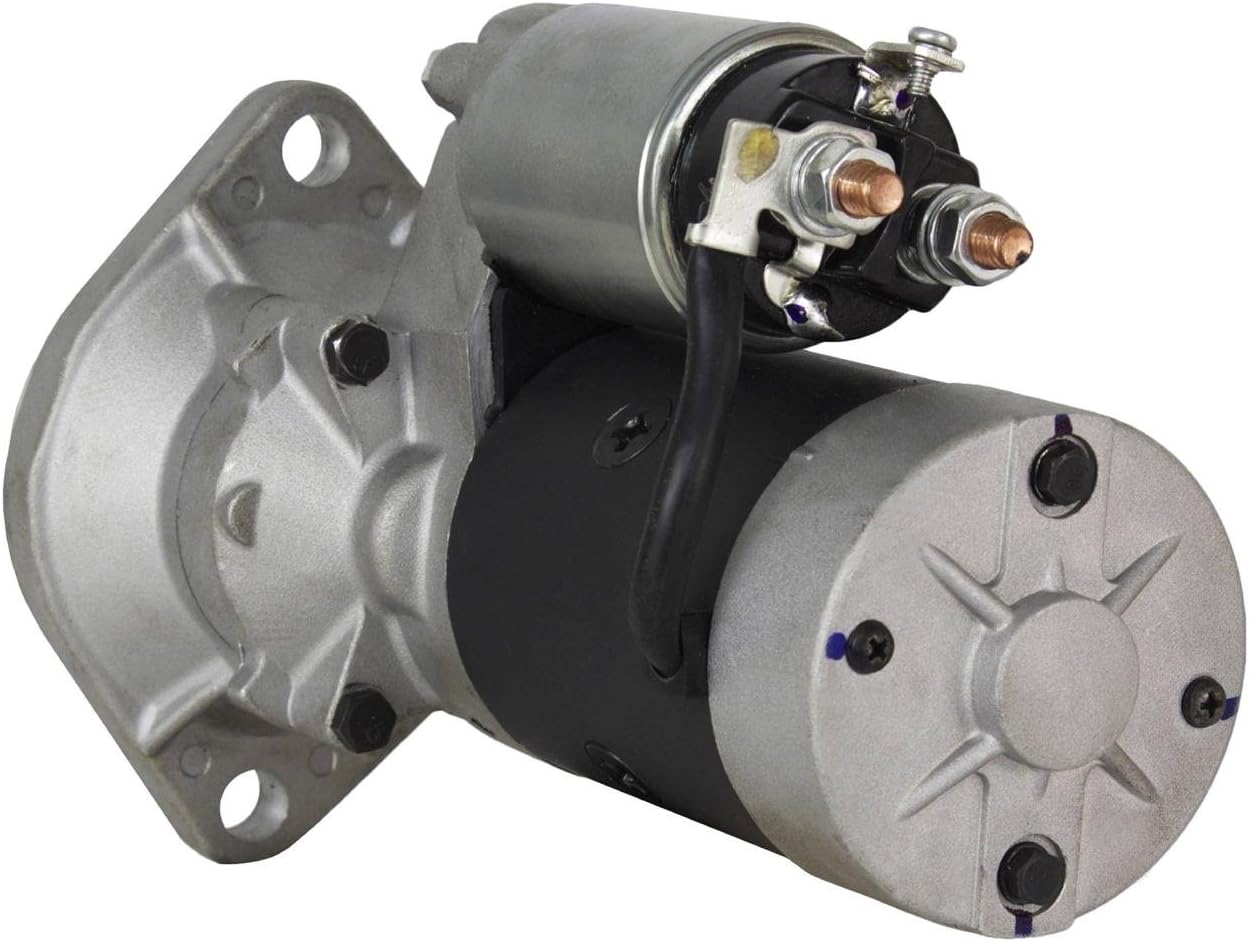 Rareelectrical NEW STARTER COMPATIBLE WITH KOMATSU EXCAVATOR PC35 PC40 PC50 SK815 SK714 4D88E 12 VOLT S13-332 VV12913677011 YM129400-77012 YM12940077012, 129136-77011 S13332, 12913677011