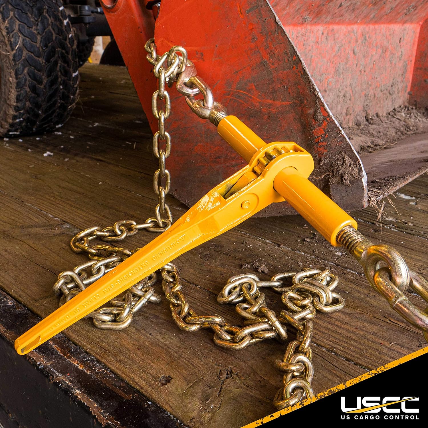 Peerless Ratchet Binder Plus Loadbinder - 3/8 Inch x 1/2 Inch Load Binder - Easily Secure Heavy Loads to A Truck Or Flatbed Trailer - Ratchet Binder with 12,000 Pound Working Load Limit - 2 Pack