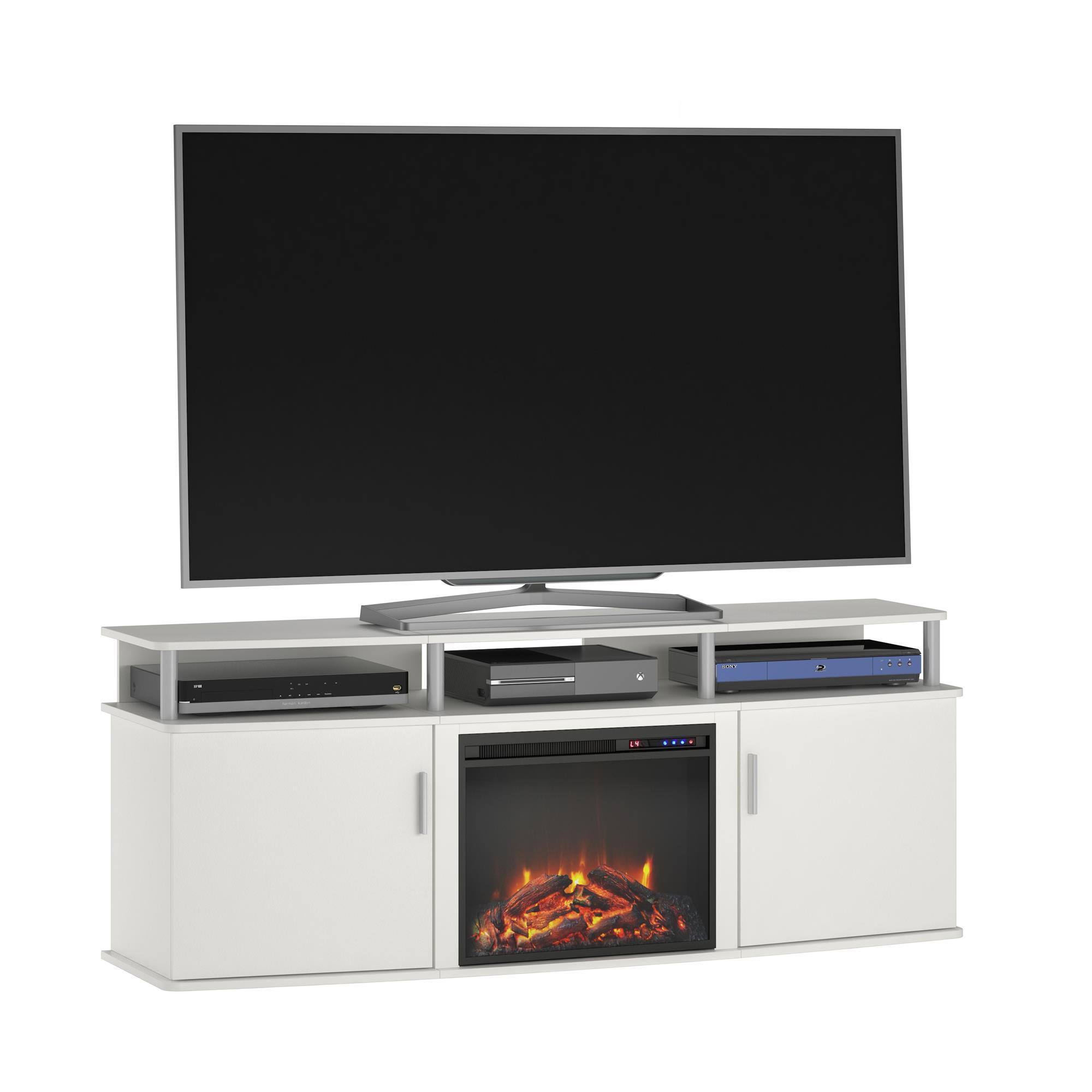 Delmar Electric Fireplace TV Console for TVs Up to 70