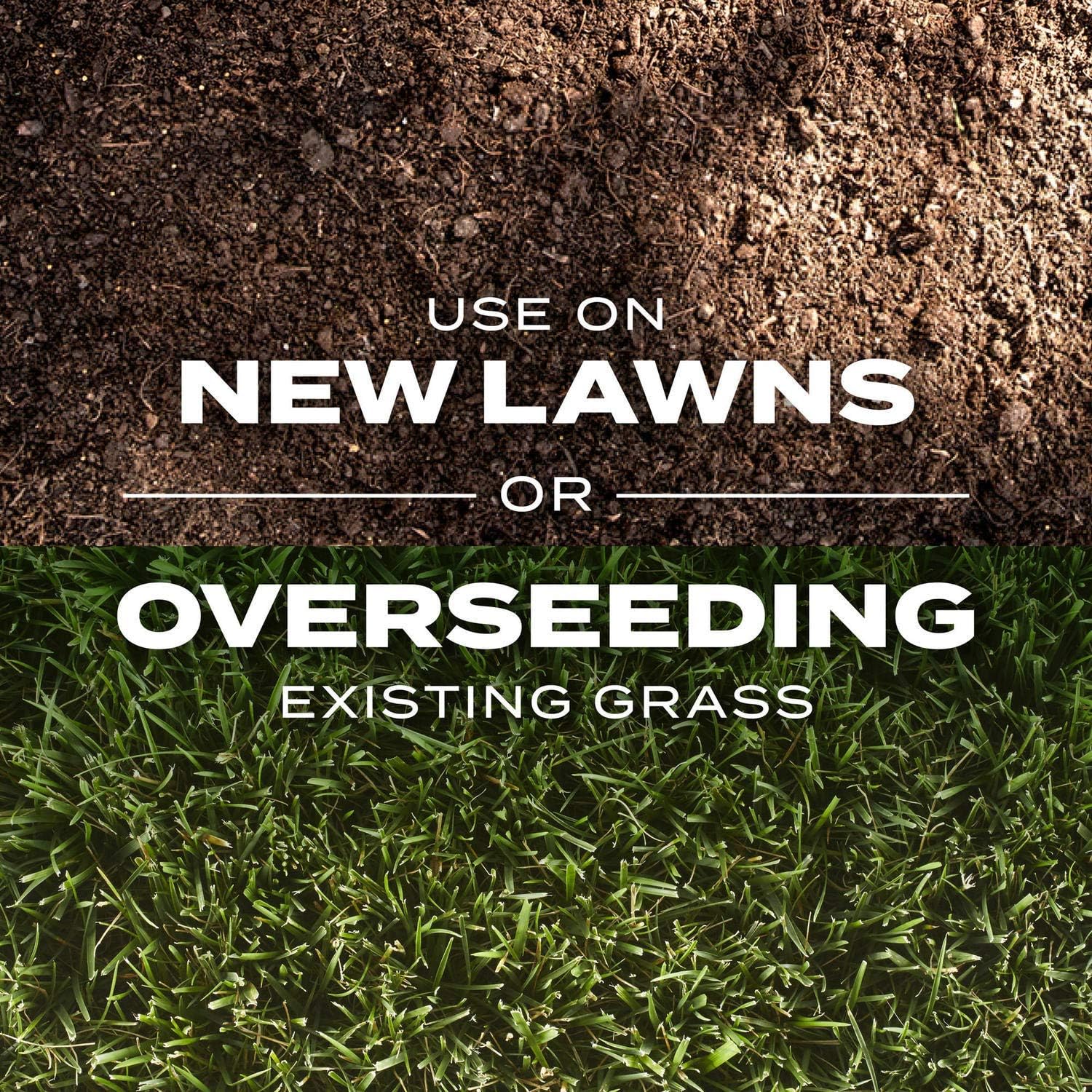 Scotts Turf Builder Rapid Grass Tall Fescue Mix: up to 5,280 sq. ft., Combination Seed & Fertilizer, Grows in Just Weeks, 16 lbs. Pack of 2