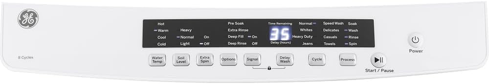 GE GNW128PSMWW Portable Top Loading Washer, 2.8 Cu. Ft Capacity, White