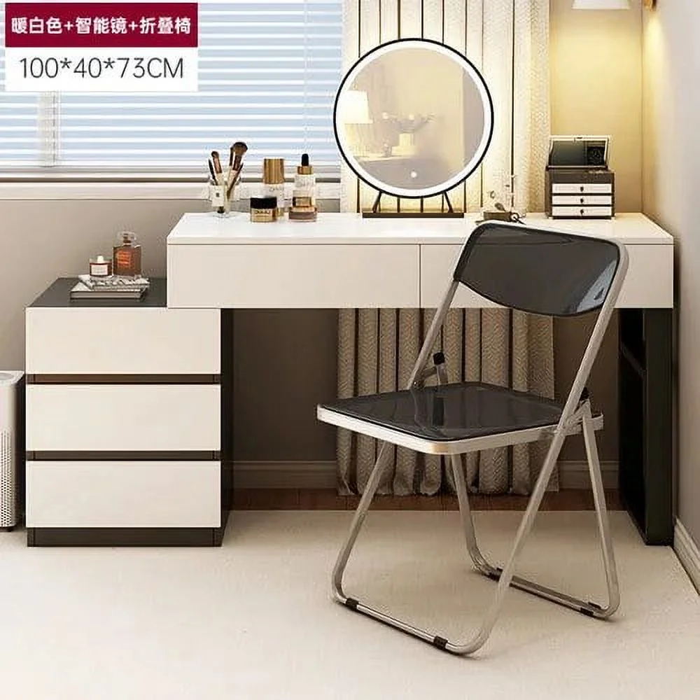 Led Chair Lacquer Dressing Table Container Nordic Comfortable Dressing Table Dressers Bedroom Tocador Maquillaje Home Furniture